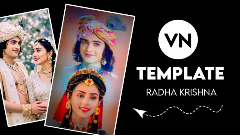Radha Krishna VN Template [QR Code]